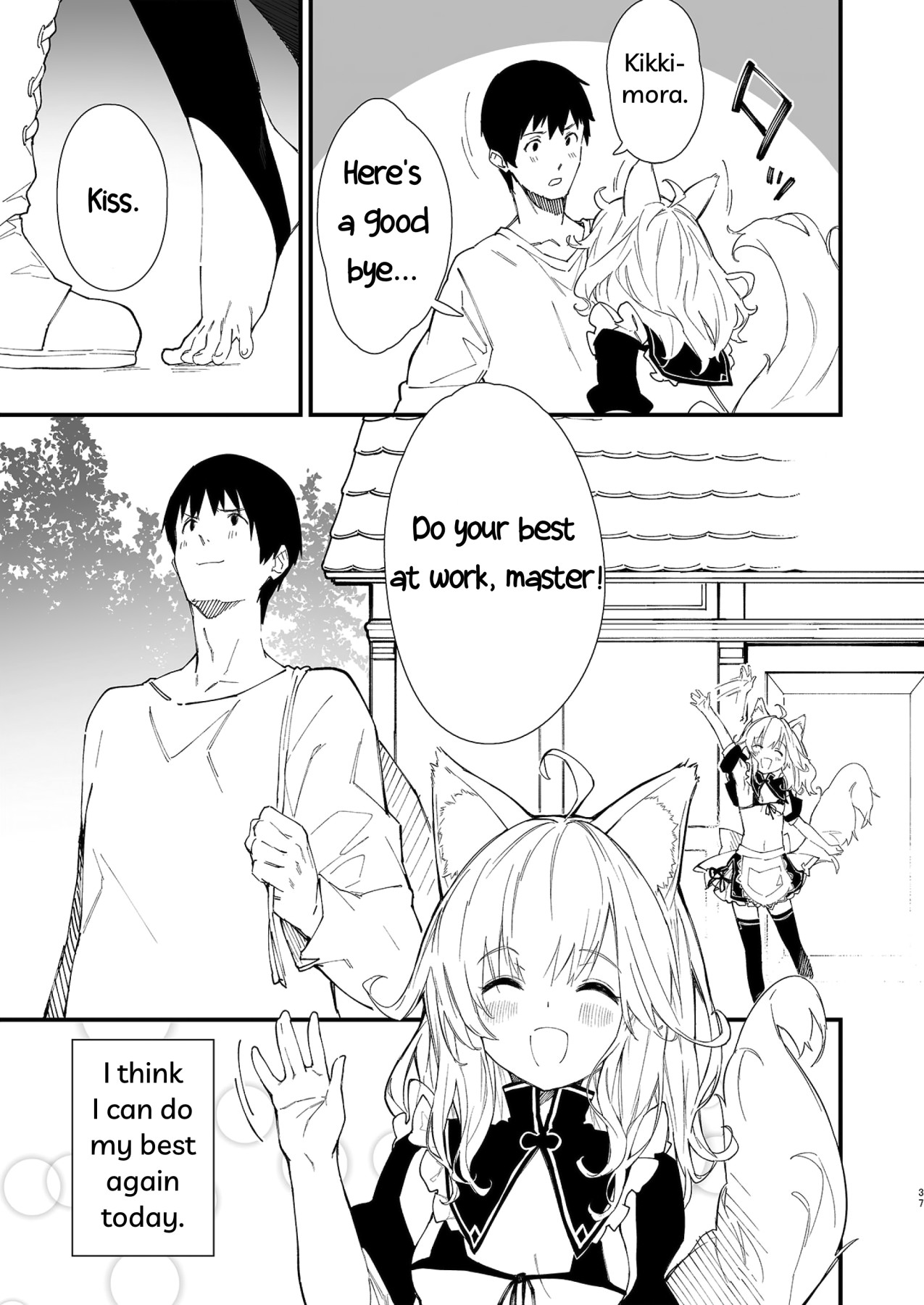 Hentai Manga Comic-A Book About Making Out With a Kemonomimi Maid-Read-35